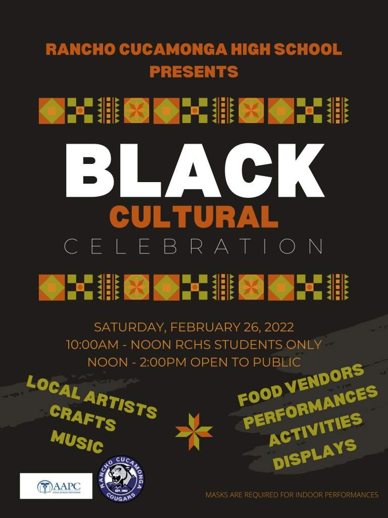 Black Cultural Celebration Flyer